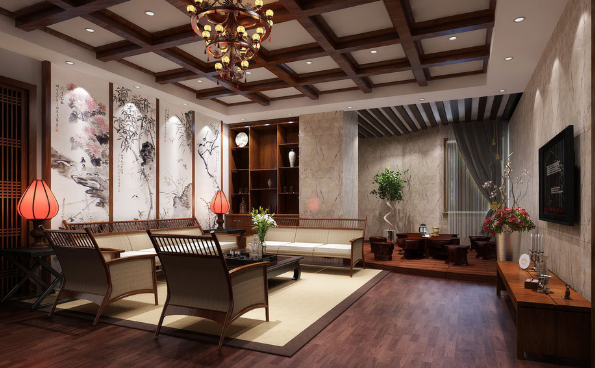 中式美容院装修