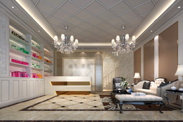 美容院大厅装修图片